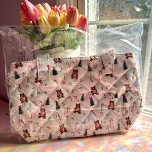 SOLD Sweetly Bear Mini Tote- Limited Christmas edition